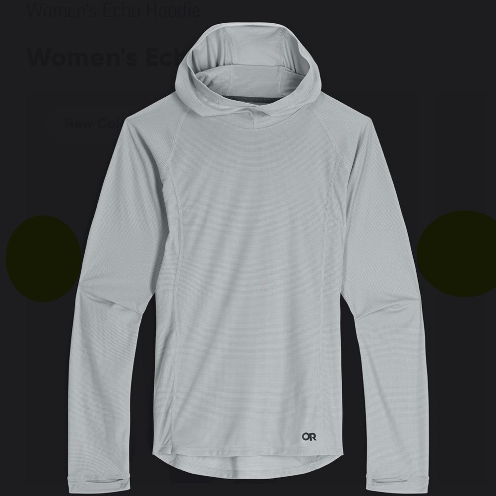 Women’s Outdoor Research Echo Sun Hoodie S Grey
